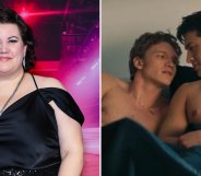 Rachel Reid, Connor Storrie and Hudson Williams in composite image