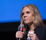 FLORENCE, SOUTH CAROLINA - AUGUST 22: Democratic U.S. Senate candidate Dr. Annie Andrews speaks during the Spratt Issues Conference at the Francis Marion University Performing Arts Center on August 22
