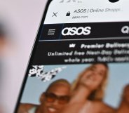 ASOS on a phone