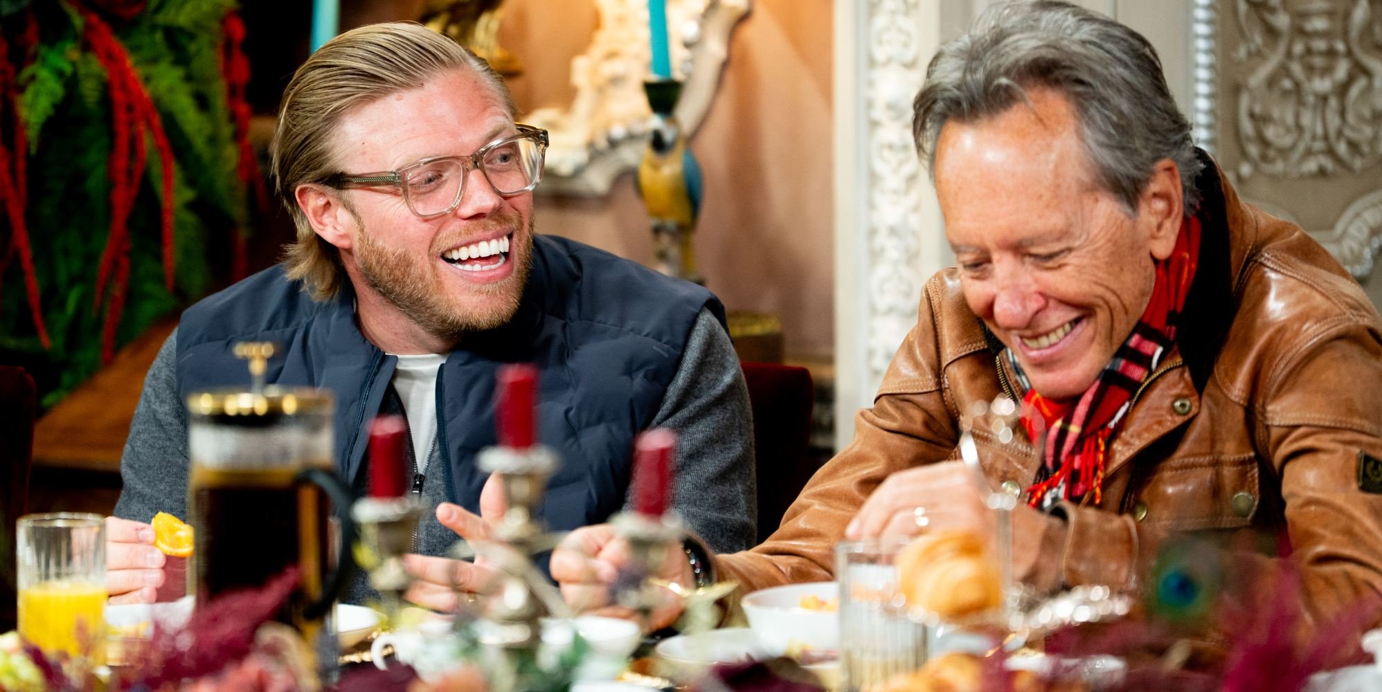 Rob Beckett and Richard E Grant on Celebrity Traitors