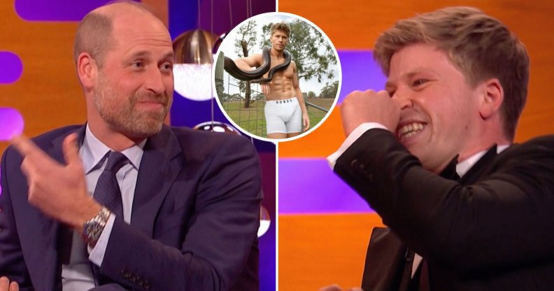Prince William and Robert Irwin on The Graham Norton Show