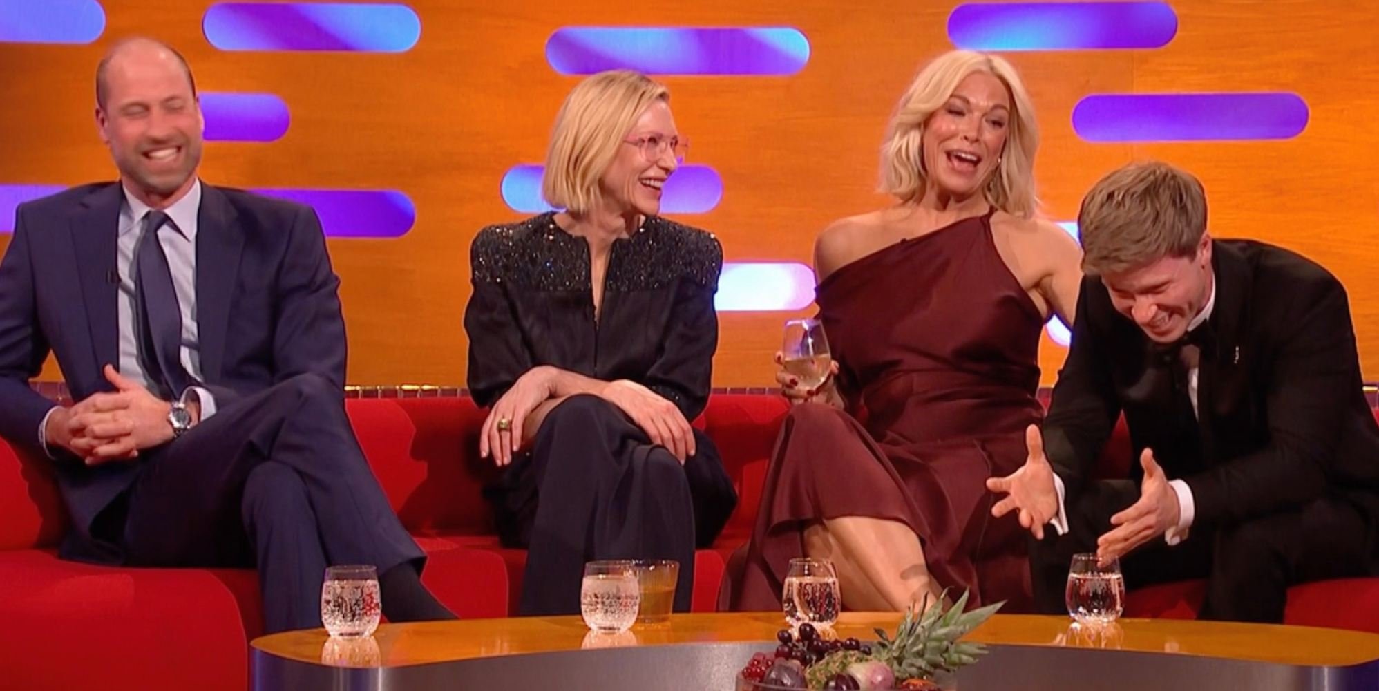 Prince William, Cate Blanchett, Hannah Waddingham and Robert Irwin on The Graham Norton Show