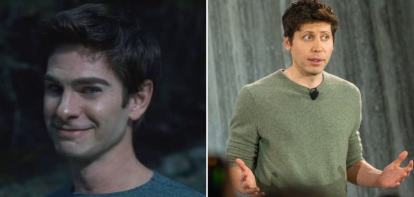 Andrew Garfield plays Sam Altman in Artificial