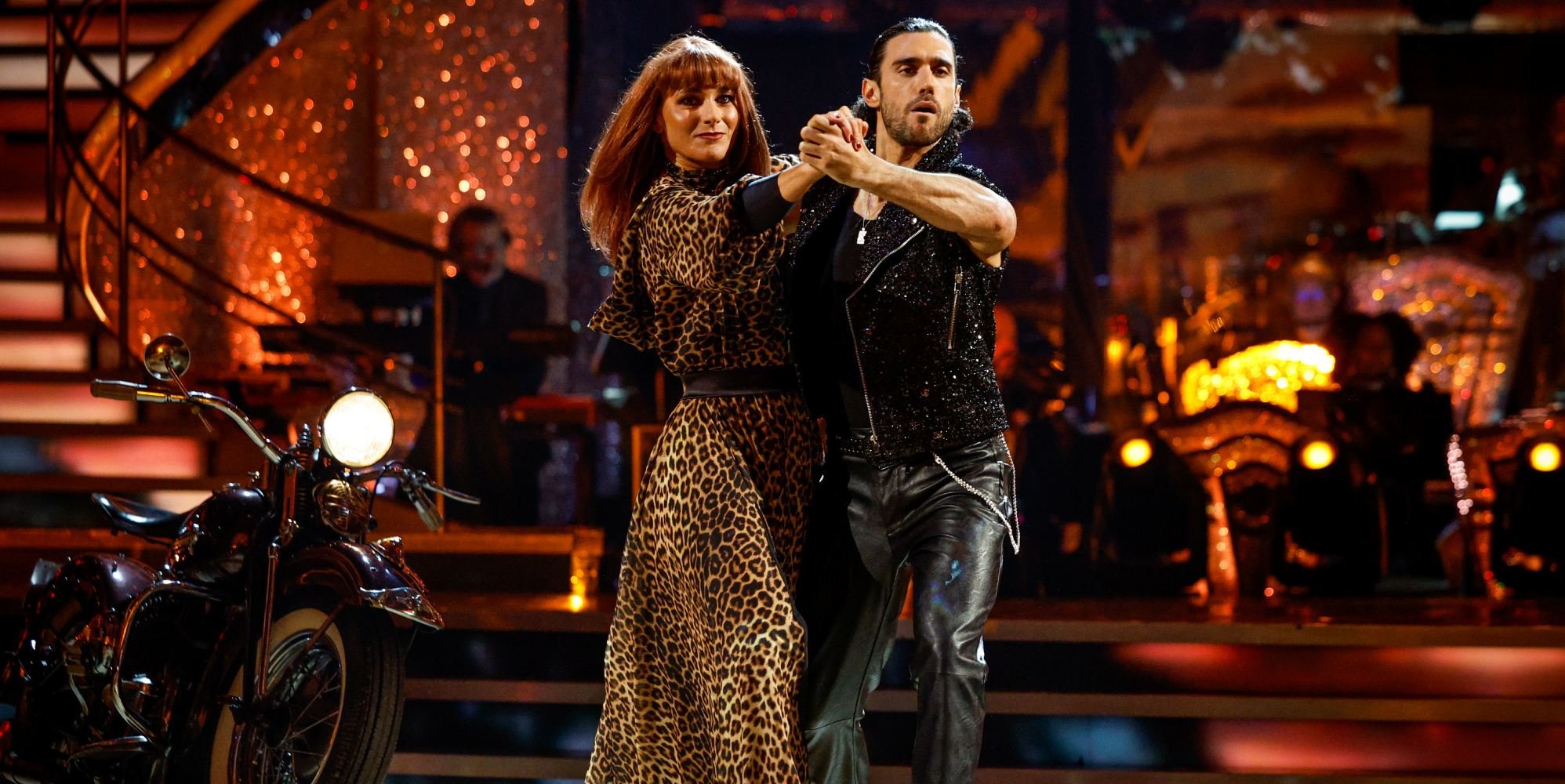 Dame Sarah was eliminated on Strictly