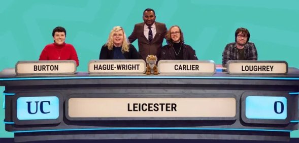 University of Leicester students on University Challenge