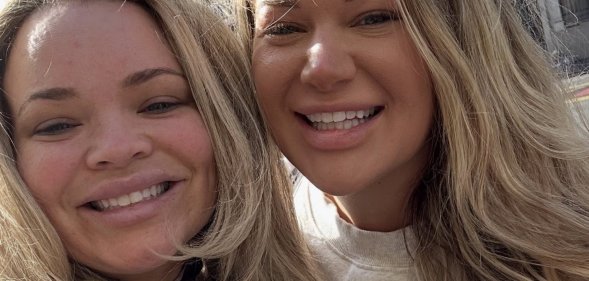 Trisha Paytas with sister Kalli Paytas