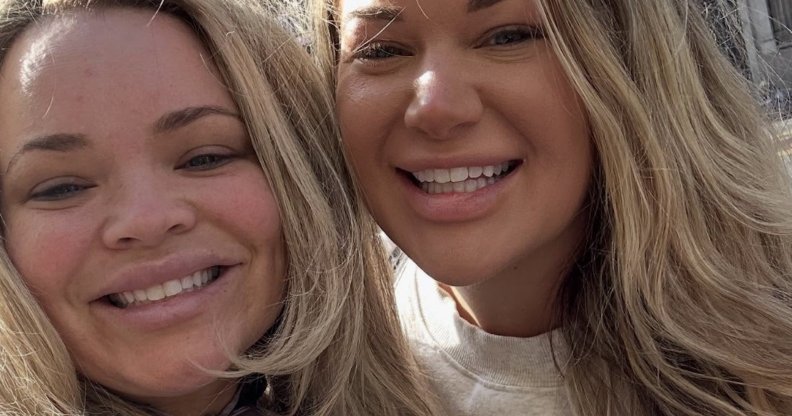 Trisha Paytas with sister Kalli Paytas