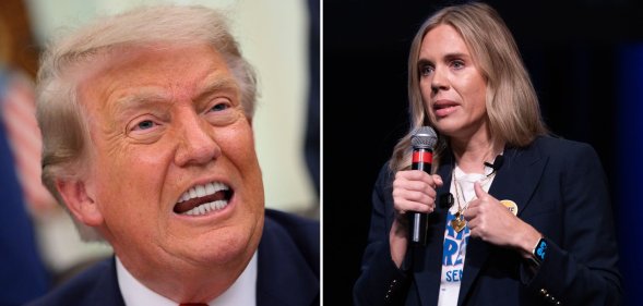 Donald Trump and Dr Annie Andrews
