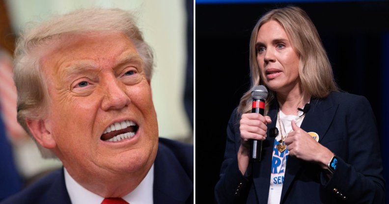 Donald Trump and Dr Annie Andrews